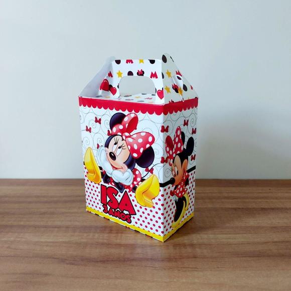 Kit Festa Básico 20 Lembrancinhas Personalizada Minnie