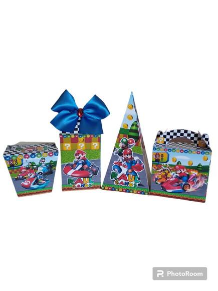 Kit Festa Básico 30 Lembrancinhas Personalizadas Mario Kart