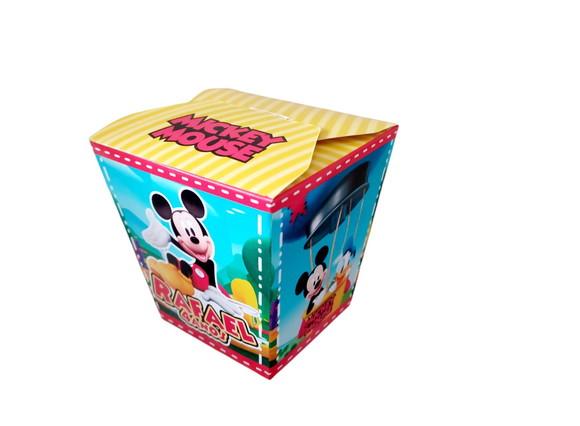 Kit Festa Básico 40 Lembrancinha Personalizada Mickey