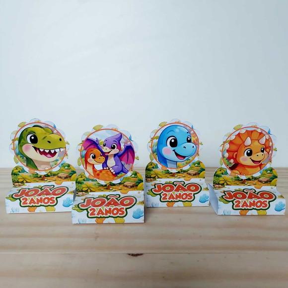 Porta Bis Duplo Dinossauro Baby Personalizado Festa Infantil