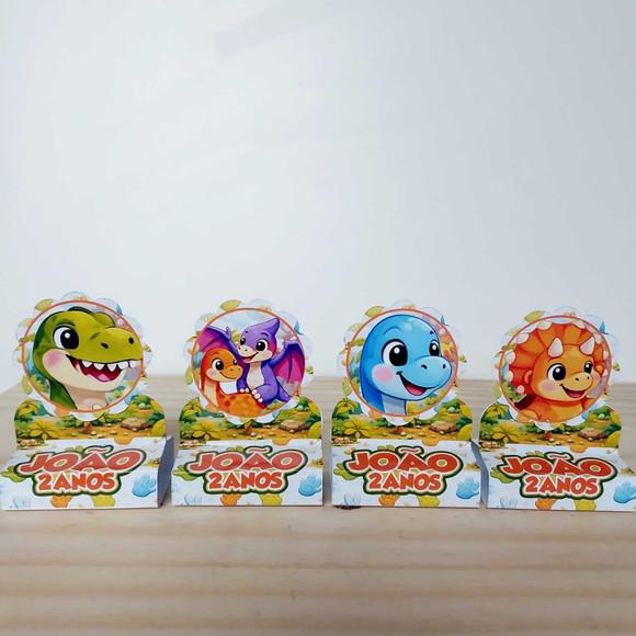 Porta Bis Duplo Dinossauro Baby Personalizado Festa Infantil