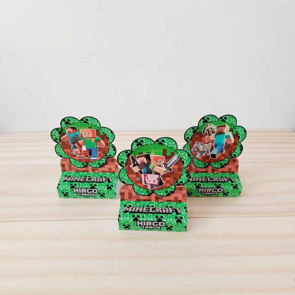 Porta Bis Duplo Personalizado Minecraft