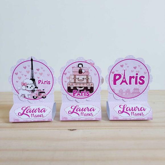 Porta Bis Duplo Paris Personalizado Festa Infantil