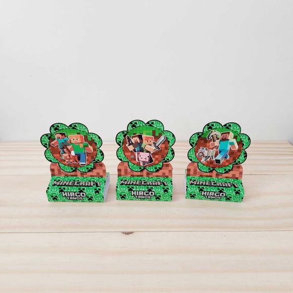 Porta Bis Duplo Personalizado Minecraft