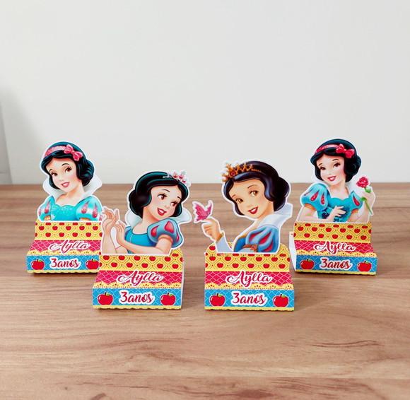Porta Bis Duplo Personalizado Tema Branca de Neve Festa