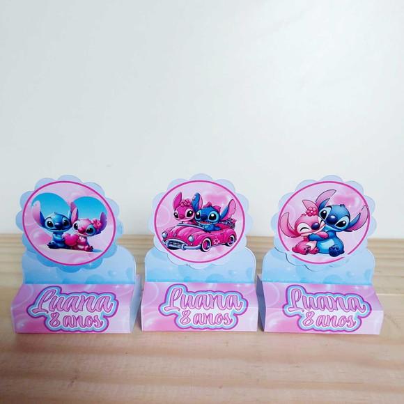 Porta Bis Stitch e Agel Personalizado Festa Infantil