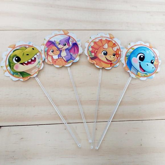 Topper Dinossauro Baby Docinhos Festa Infantil