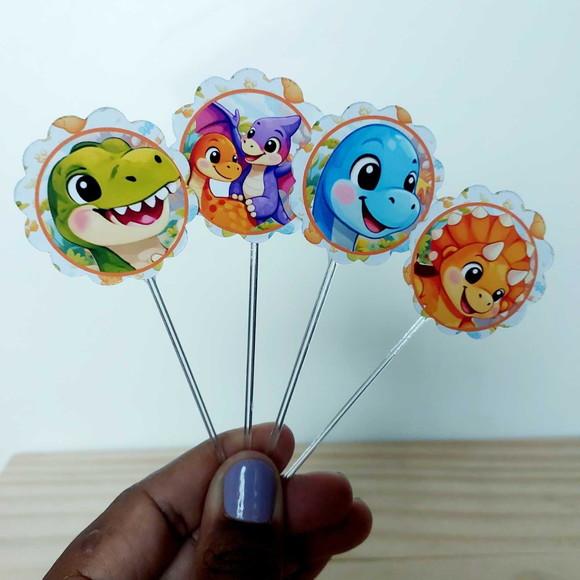 Topper Dinossauro Baby Docinhos Festa Infantil