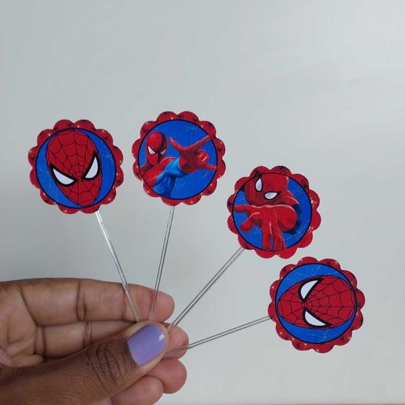 Topper Homem Aranha Docinhos Festa Infantil