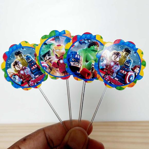 Topper Lego Docinhos Festa Infantil