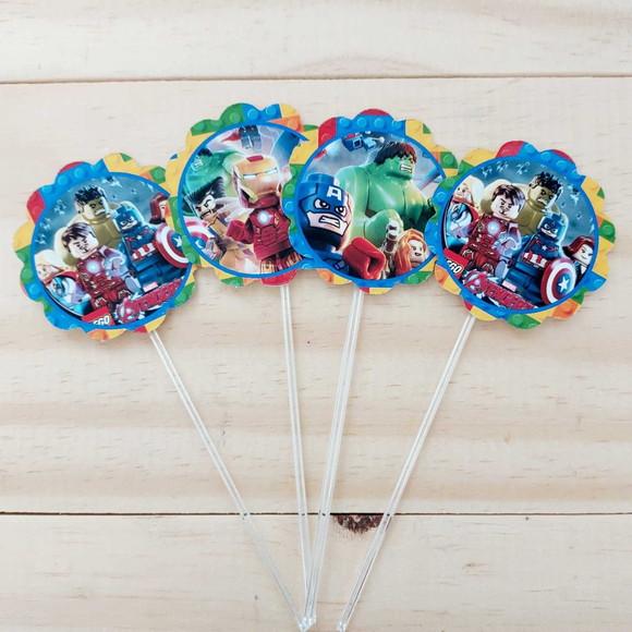 Topper Lego Docinhos Festa Infantil