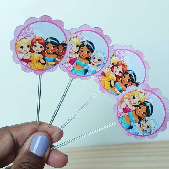 Topper Princesas Disney Docinhos Festa Infantil