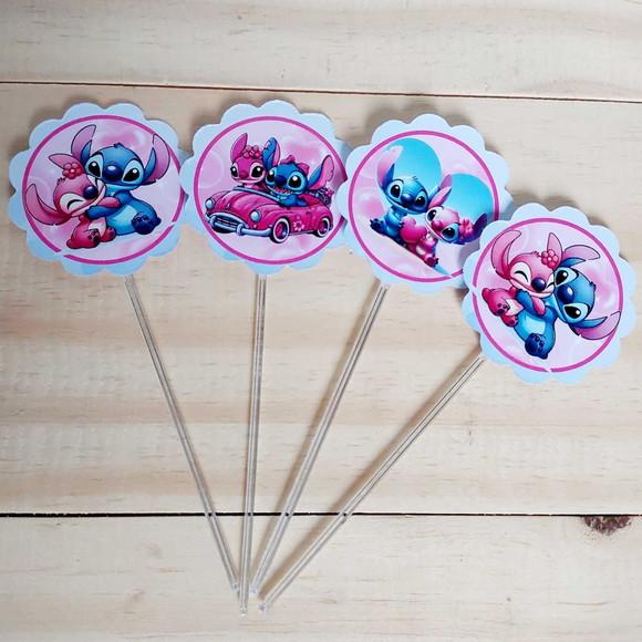Topper Stitch e Angel Docinhos Festa Infantil
