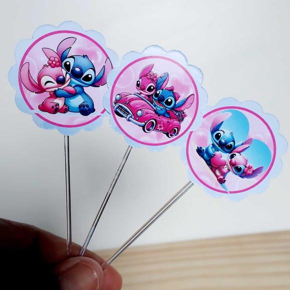 Topper Stitch e Angel Docinhos Festa Infantil