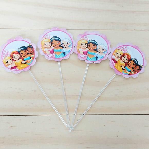 Topper Princesas Disney Docinhos Festa Infantil