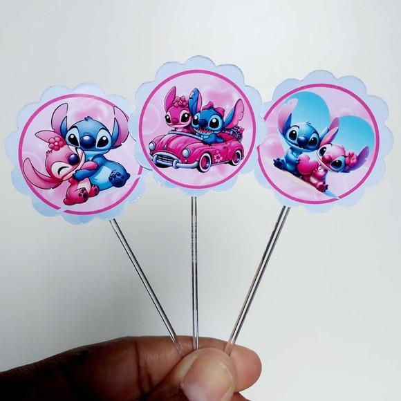 Topper Stitch e Angel Docinhos Festa Infantil