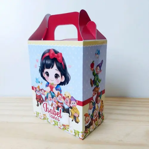Caixa Maleta Branca de Neve Baby Personalizada