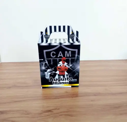 Caixa Maleta Atlético Mineiro Personalizada Infantil