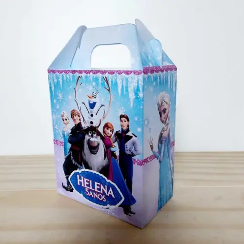 Caixa Maleta Frozen Personalizada Infantil