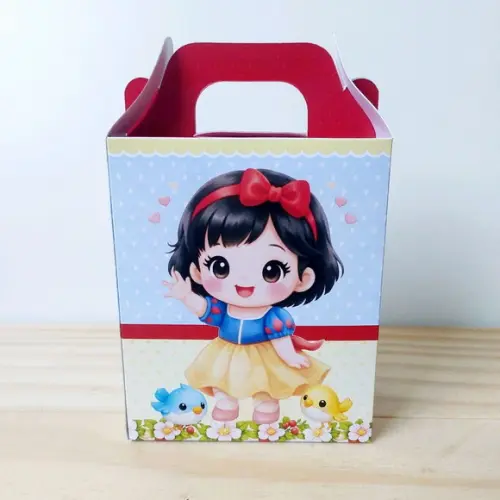 Caixa Maleta Branca de Neve Baby Personalizada