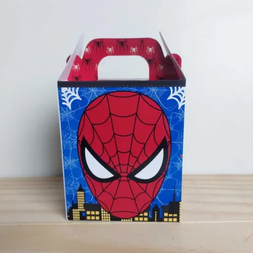 Caixa Maleta Homem Aranha Personalizada Infantil