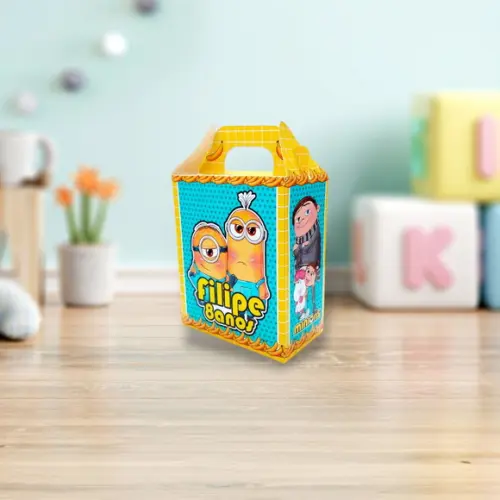 Caixa Maleta Surpresa Básica Personalizada Minions