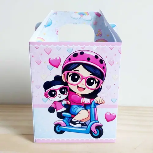 Caixa Maleta Surpresa Paris Personalizada Infantil