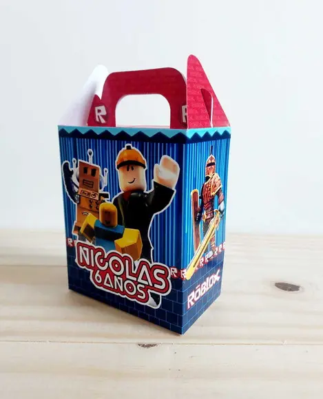 Caixa Maleta Surpresa Roblox Personalizada Infantil