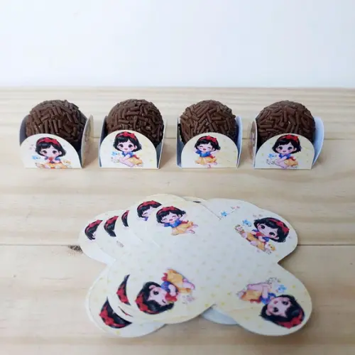Forminhas para Docinhos Branca de Neve Baby Festa Infantil