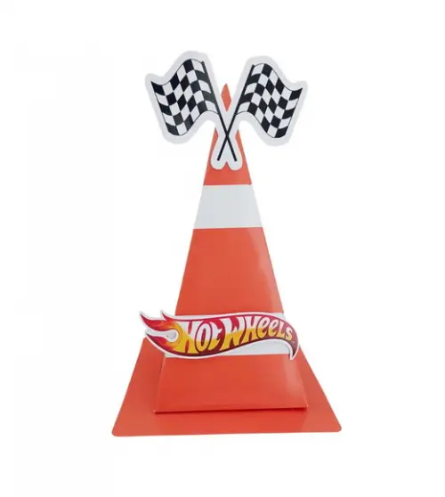 Caixa Pirâmide Cone Personalizada Hot Wheels