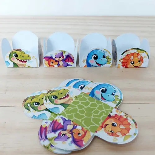 Forminhas para Docinhos Dinossauro Baby Festa Infantil