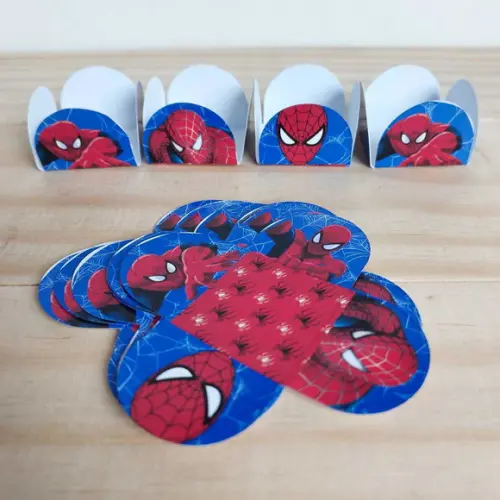 Forminhas para Docinhos Homem Aranha Festa Infantil