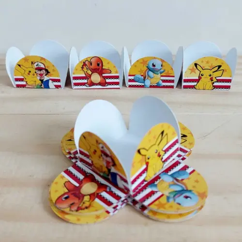 Forminhas para Docinhos Pokemom Festa Infantil