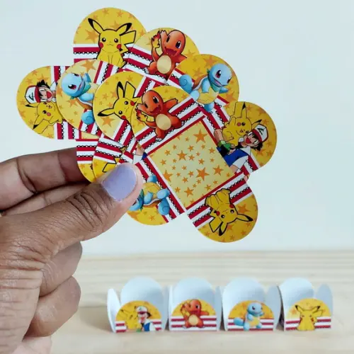 Forminhas para Docinhos Pokemom Festa Infantil