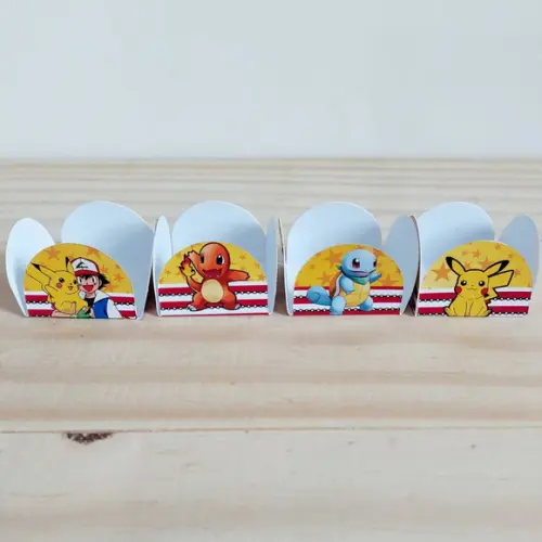Forminhas para Docinhos Pokemom Festa Infantil