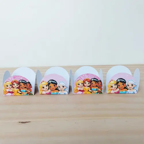 Forminhas para Docinhos Princesas Disney Festa Infantil