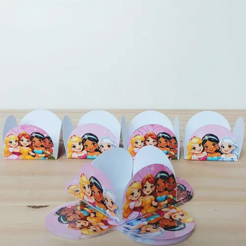 Forminhas para Docinhos Princesas Disney Festa Infantil