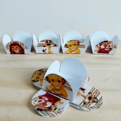 Forminhas para Docinhos Rei Leão Festa Infantil