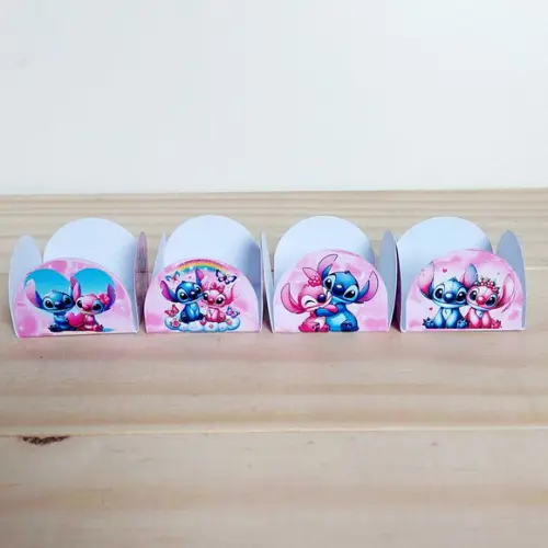Forminhas para Docinhos Stitch e Angel Festa Infantil
