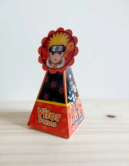 Kit 25 Lembrancinhas Naruto Personalizadas Festa Infantil
