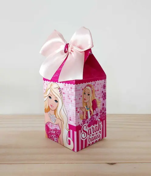 Kit 30 Caixinhas Personalizadas Barbie