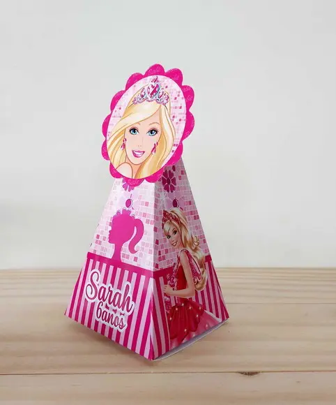 Kit 30 Caixinhas Personalizadas Barbie