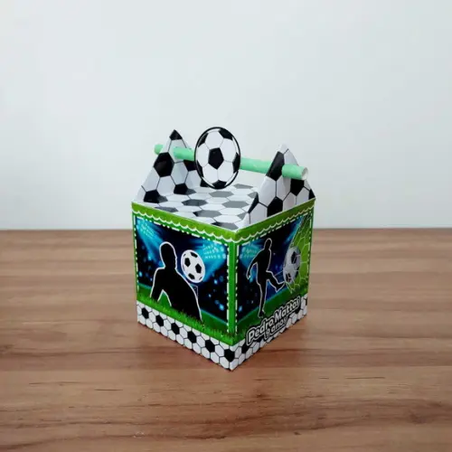 Kit 30 Caixinhas Personalizadas Futebol/ Festa Infantil