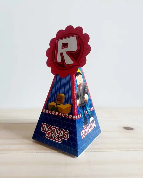 Kit 30 Caixinhas Personalizadas Roblox