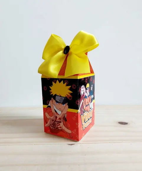Kit 30 Lembrancinhas Naruto Personalizadas Festa Infantil