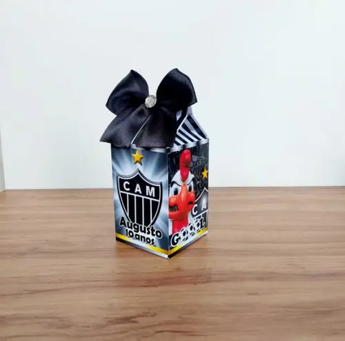 Kit 50 Caixinhas Personalizadas Atlético Mineiro/futebol