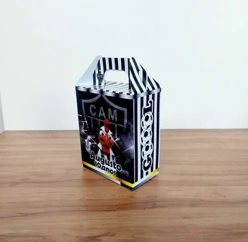 Kit 50 Caixinhas Personalizadas Atlético Mineiro/futebol