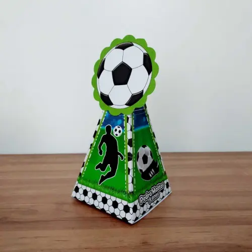 Kit 50 Caixinhas Personalizadas Futebol/ Festa Infantil