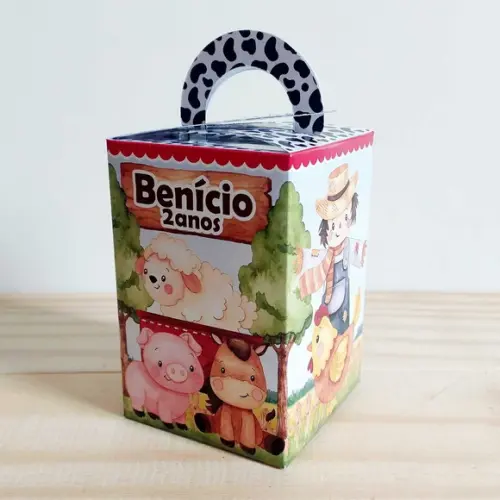 Kit Festa 15 Caixinhas Personalizadas Fazendinha