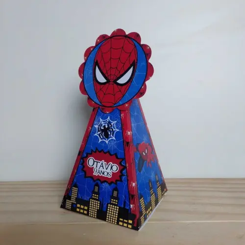 Kit Festa 15 Caixinhas Personalizadas Homem Aranha